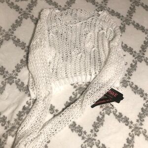 ROMWE Knit Distressed Sweater